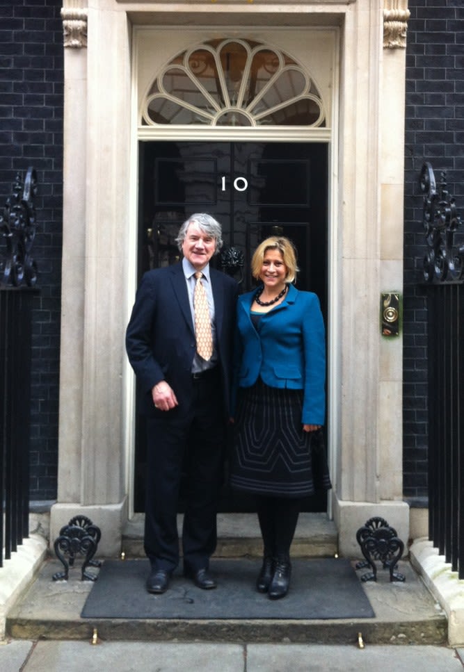 Alison and Alan at 10 Downing Street