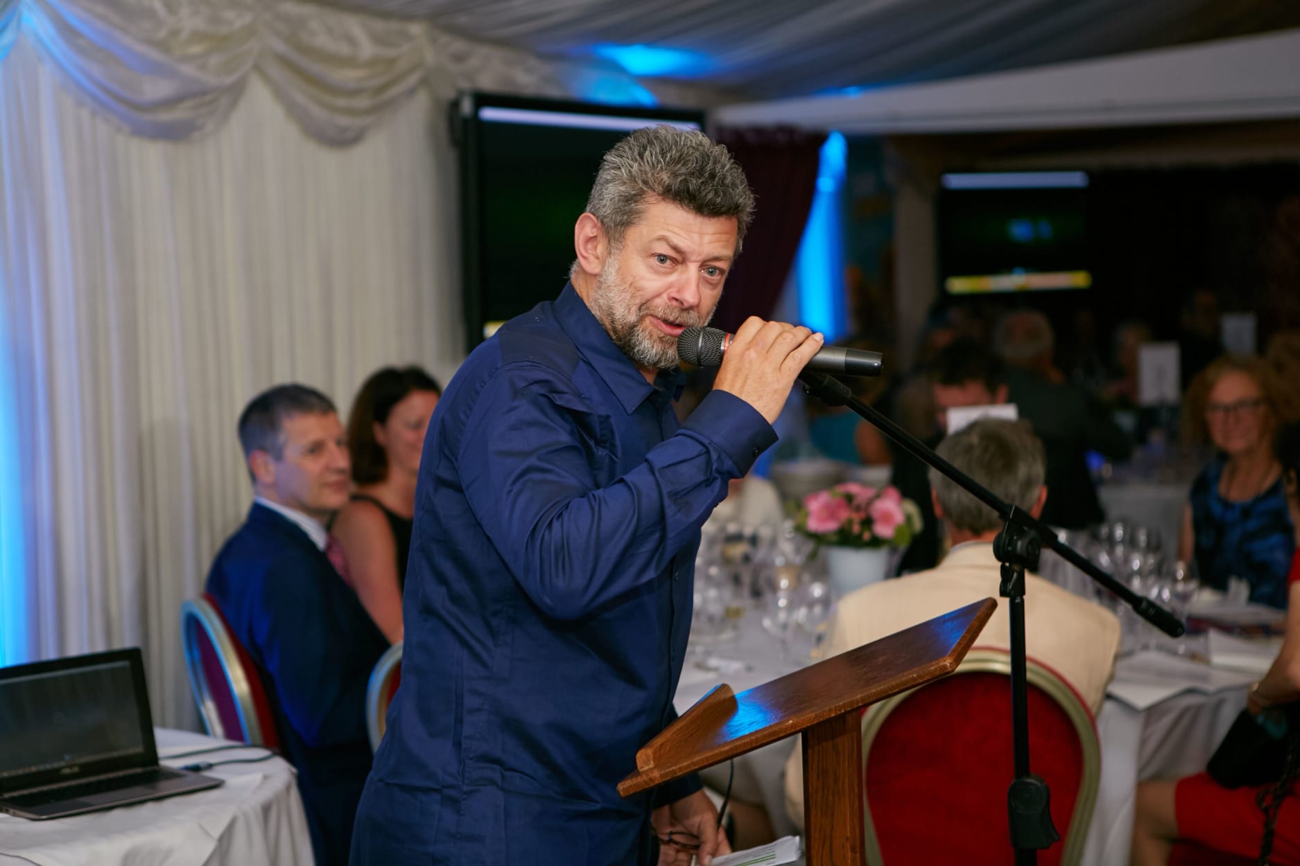 Actor and director Andy Serkis was master of ceremonies at the launch event for SpringBoard.