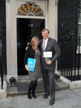 Best Beginnings CEO Alison Baum and Chair of the Early Intervention Foundation Graham Allen MP at the EIF launch
